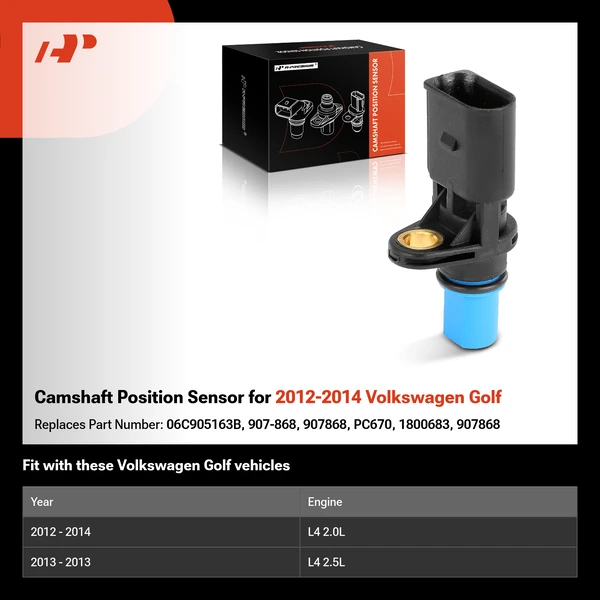 Camshaft Position Sensor for 2012-2014 Volkswagen Golf