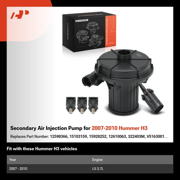 Secondary Air Injection Pump for 2007-2010 Hummer H3
