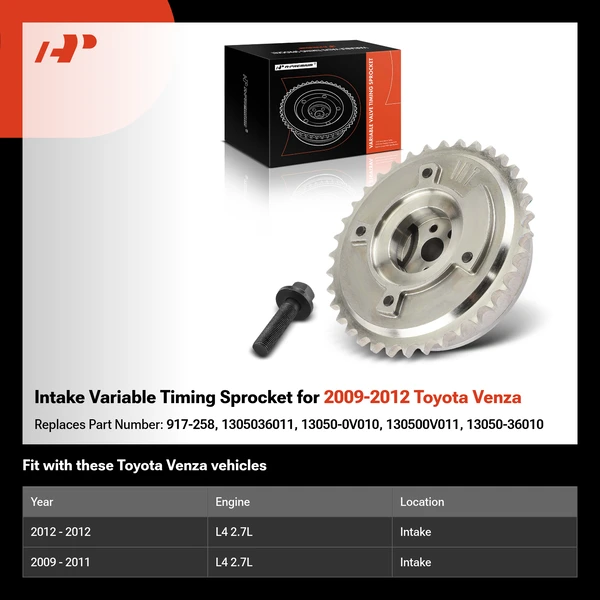 Intake Variable Timing Sprocket for 2009-2012 Toyota Venza