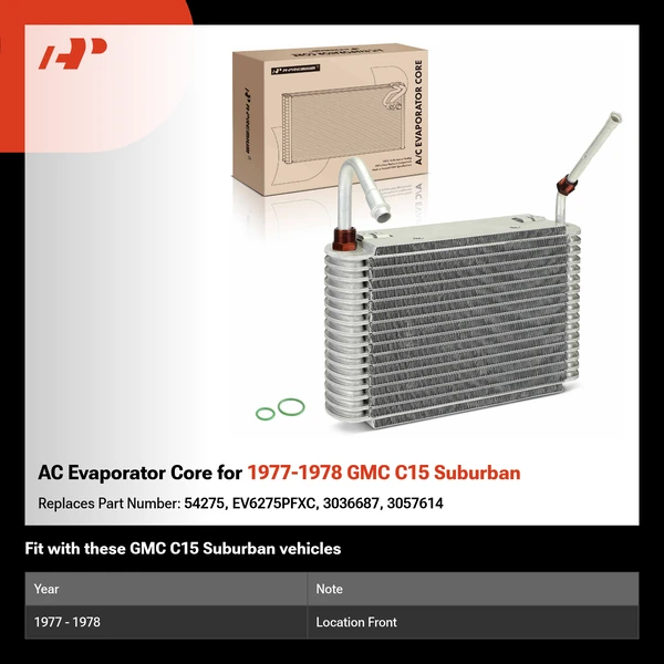 AC Evaporator Core for 1977-1978 GMC C15 Suburban