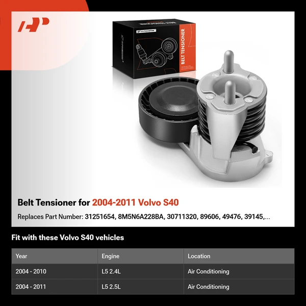 Belt Tensioner for 2004-2011 Volvo S40