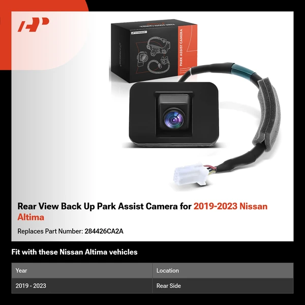 Rear View Back Up Park Assist Camera for 2019-2023 Nissan Altima