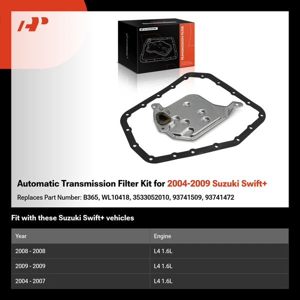 Automatic Transmission Filter Kit for 2004-2009 Suzuki Swift+