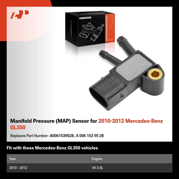 Manifold Pressure (MAP) Sensor for 2010-2012 Mercedes-Benz GL350