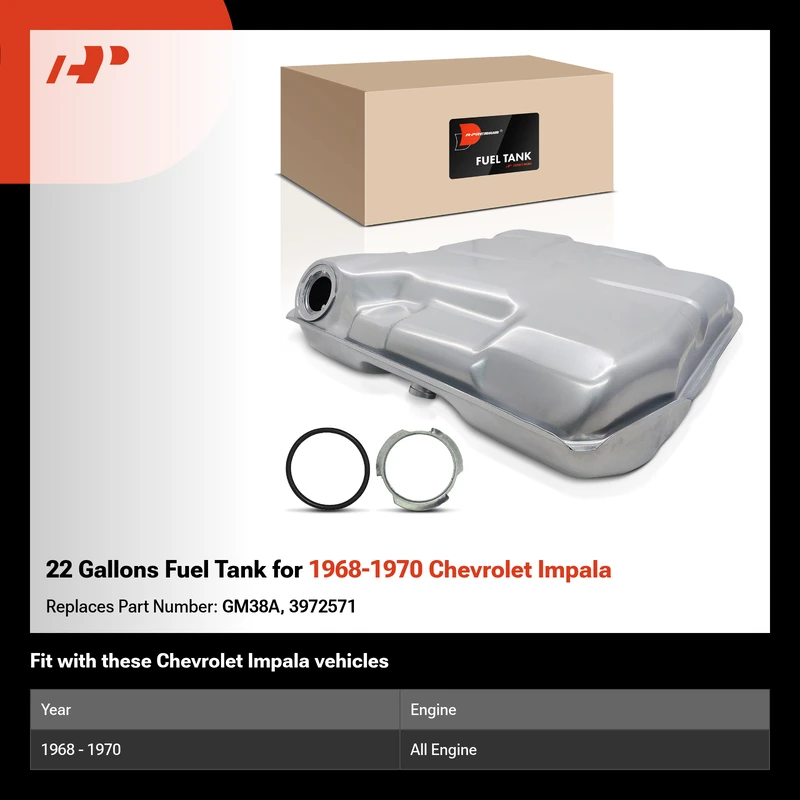 22 Gallons Fuel Tank for 1968-1970 Chevrolet Impala