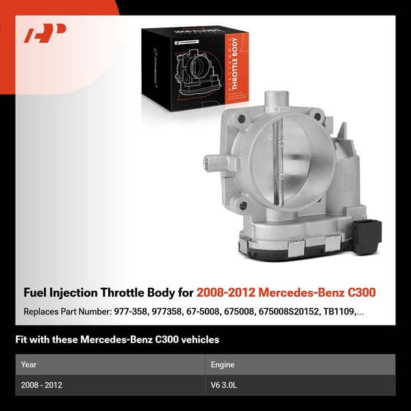 Fuel Injection Throttle Body for 2008-2012 Mercedes-Benz C300