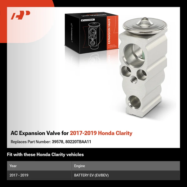 AC Expansion Valve for 2017-2019 Honda Clarity