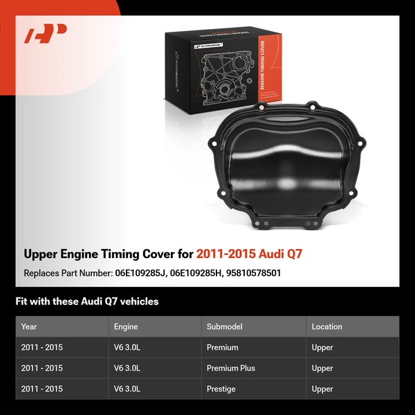Upper Engine Timing Cover for 2011-2015 Audi Q7
