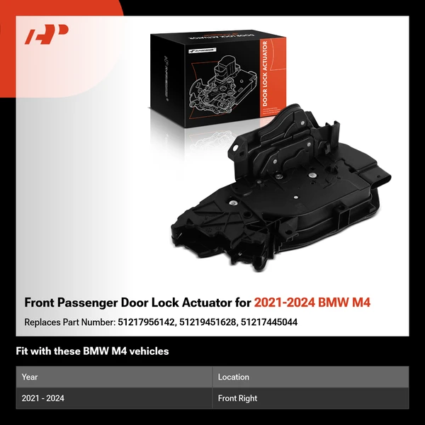 Front Passenger Door Lock Actuator for 2021-2024 BMW M4