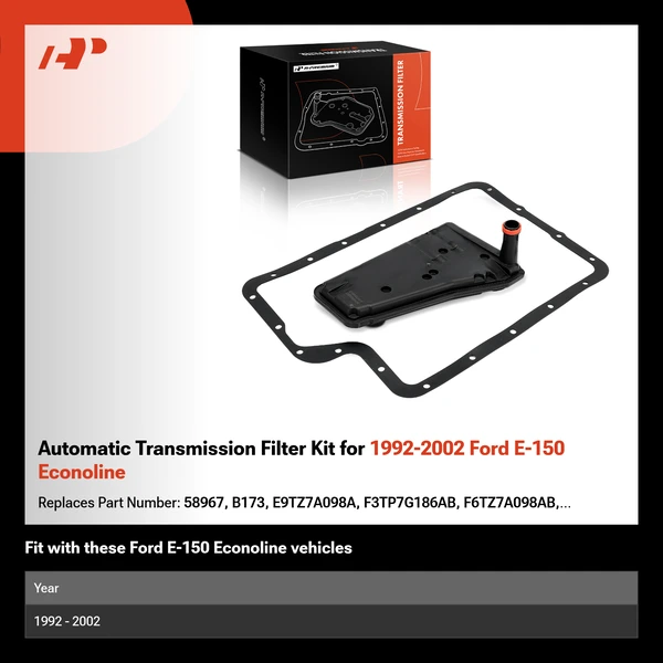 Automatic Transmission Filter Kit for 1992-2002 Ford E-150 Econoline