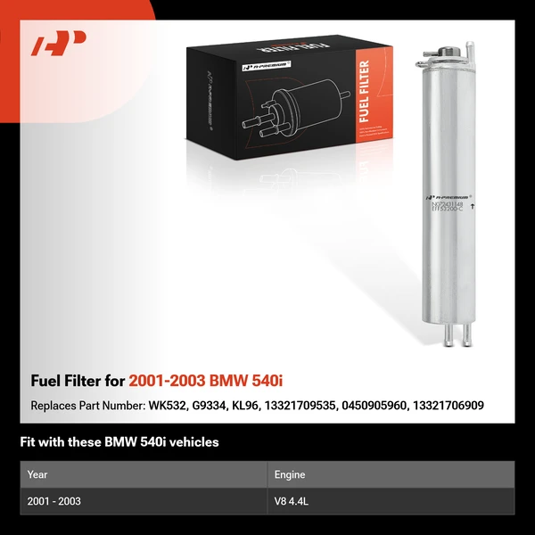 Fuel Filter for 2001-2003 BMW 540i