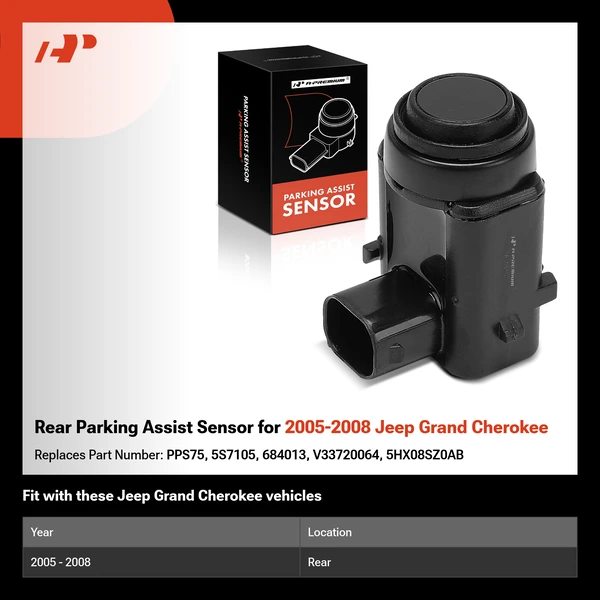 Rear Parking Assist Sensor for 2005-2008 Jeep Grand Cherokee