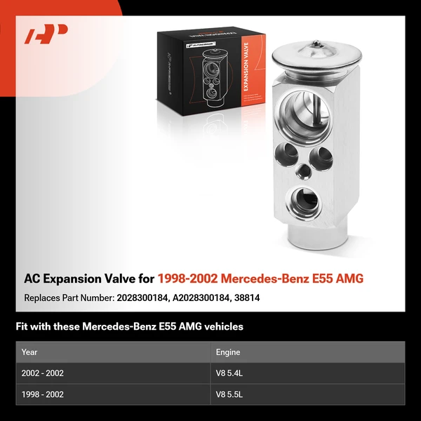 AC Expansion Valve for 1998-2002 Mercedes-Benz E55 AMG