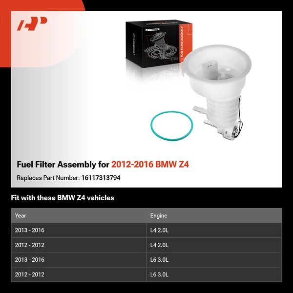 Fuel Filter Assembly for 2012-2016 BMW Z4