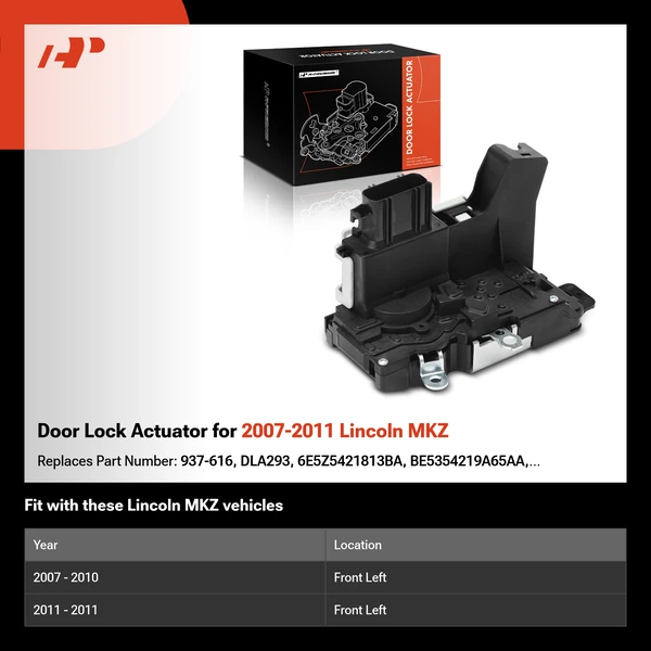 Door Lock Actuator for 2007-2011 Lincoln MKZ