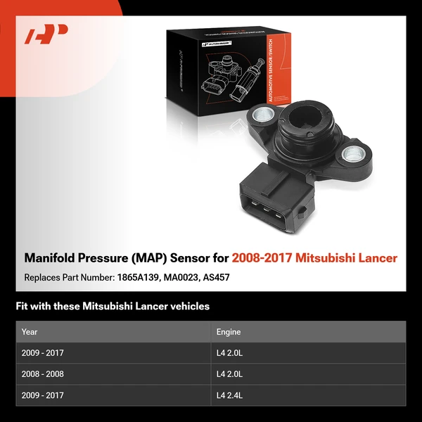 Manifold Pressure (MAP) Sensor for 2008-2017 Mitsubishi Lancer