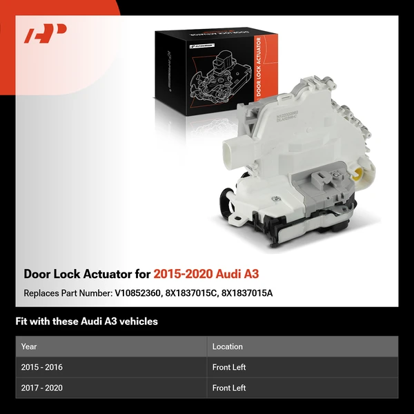 Door Lock Actuator for 2015-2020 Audi A3