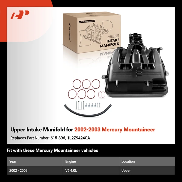 Upper Intake Manifold for 2002-2003 Mercury Mountaineer