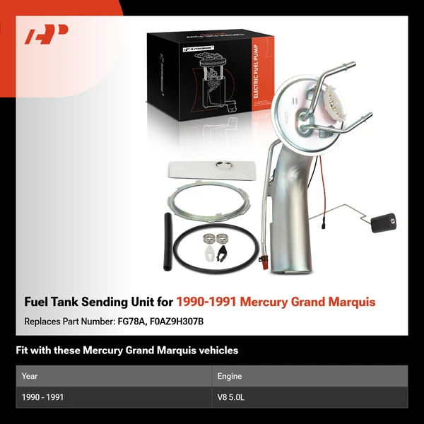 Fuel Tank Sending Unit for 1990-1991 Mercury Grand Marquis