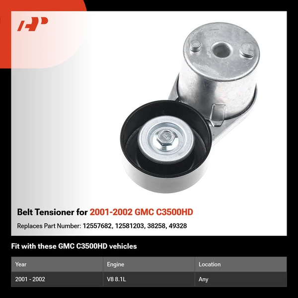 Belt Tensioner for 2001-2002 GMC C3500HD