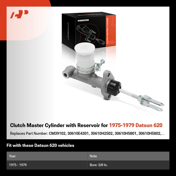 Clutch Master Cylinder with Reservoir for 1975-1979 Datsun 620
