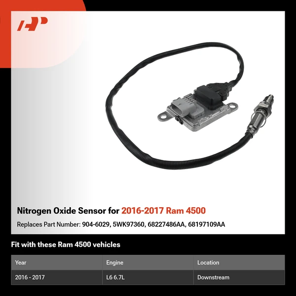 Nitrogen Oxide Sensor for 2016-2017 Ram 4500