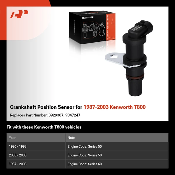 Crankshaft Position Sensor for 1987-2003 Kenworth T800