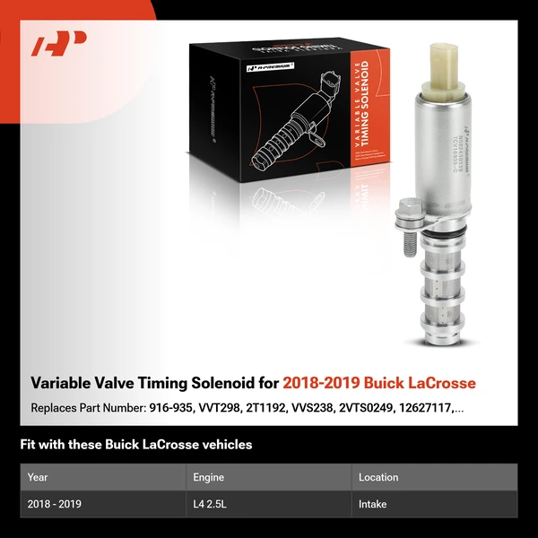Variable Valve Timing Solenoid for 2018-2019 Buick LaCrosse