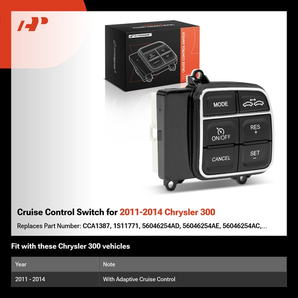 Cruise Control Switch for 2011-2014 Chrysler 300
