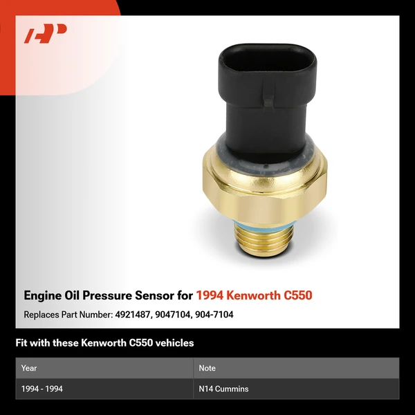 Engine Oil Pressure Sensor for 1994 Kenworth C550