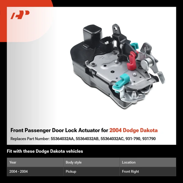 Front Passenger Door Lock Actuator for 2004 Dodge Dakota