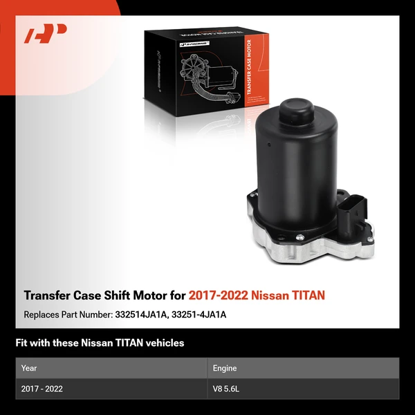 Transfer Case Shift Motor for 2017-2022 Nissan TITAN