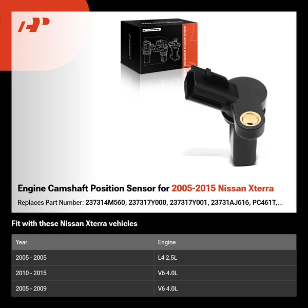 Engine Camshaft Position Sensor for 2005-2015 Nissan Xterra