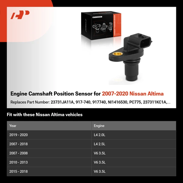 Engine Camshaft Position Sensor for 2007-2020 Nissan Altima