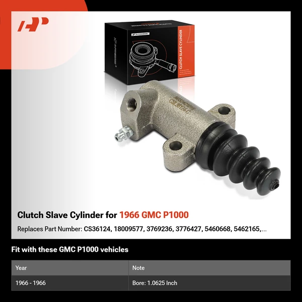 Clutch Slave Cylinder for 1966 GMC P1000