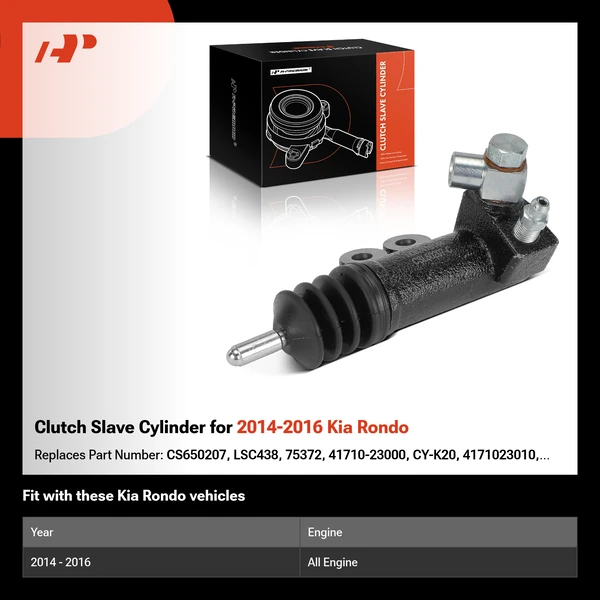 Clutch Slave Cylinder for 2014-2016 Kia Rondo