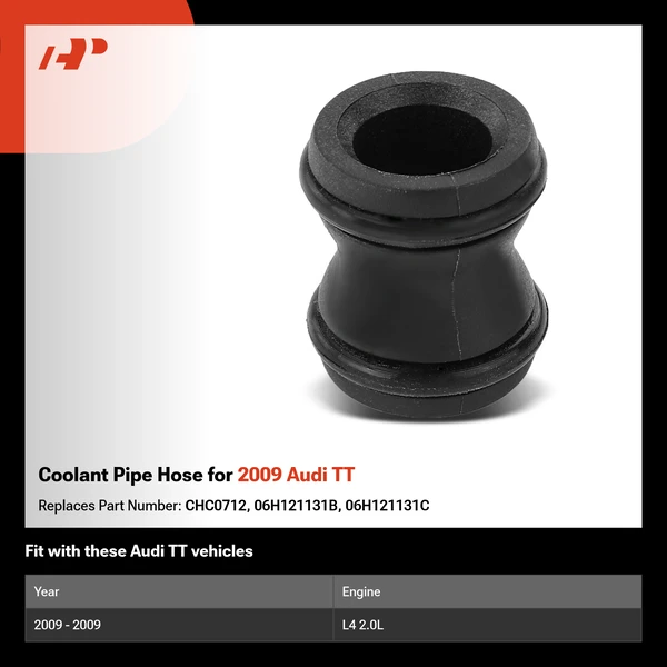 Coolant Pipe Hose for 2009 Audi TT