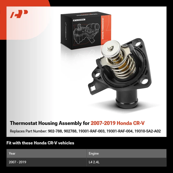 Thermostat Housing Assembly for 2007-2019 Honda CR-V
