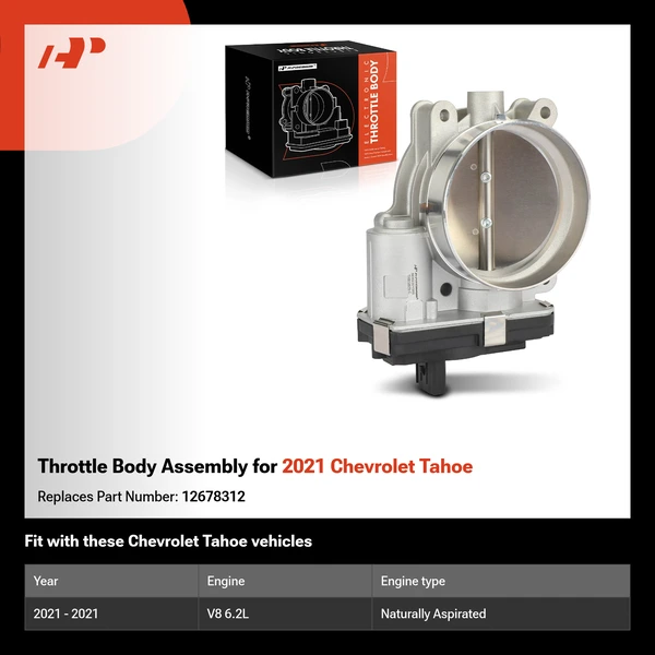 Throttle Body Assembly for 2021 Chevrolet Tahoe