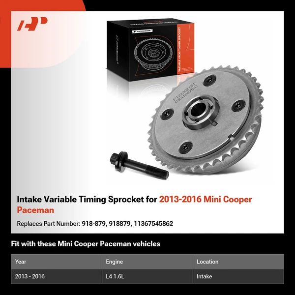 Intake Variable Timing Sprocket for 2013-2016 Mini Cooper Paceman