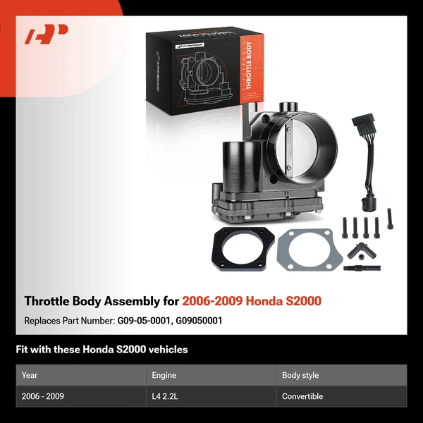 Throttle Body Assembly for 2006-2009 Honda S2000