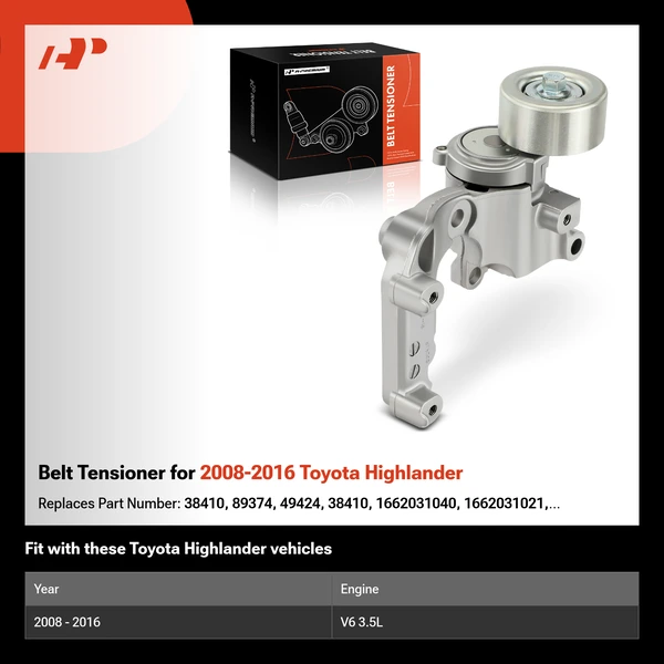 Belt Tensioner for 2008-2016 Toyota Highlander