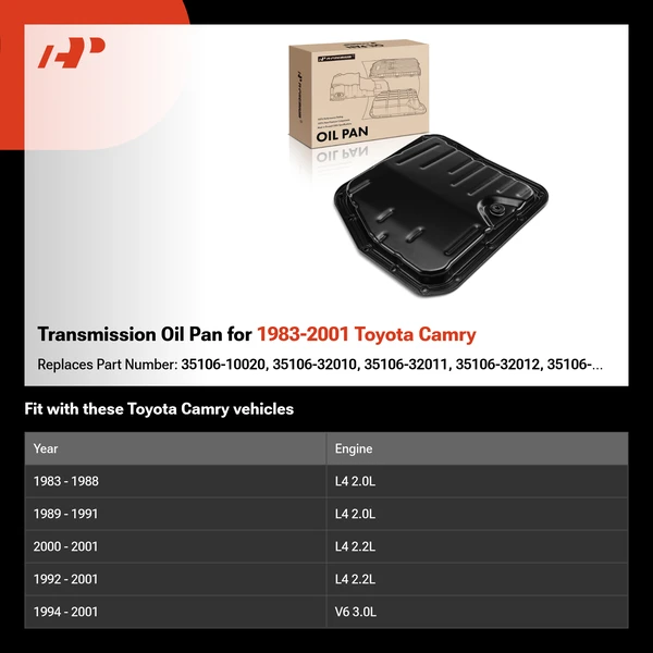 Transmission Oil Pan for 1983-2001 Toyota Camry