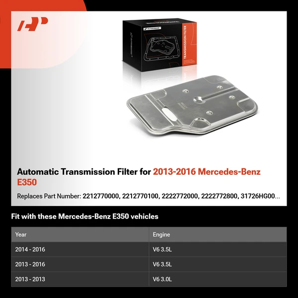 Automatic Transmission Filter for 2013-2016 Mercedes-Benz E350