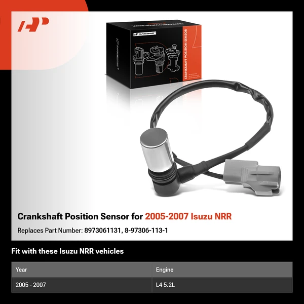 Crankshaft Position Sensor for 2005-2007 Isuzu NRR