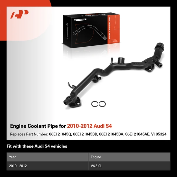 Engine Coolant Pipe for 2010-2012 Audi S4