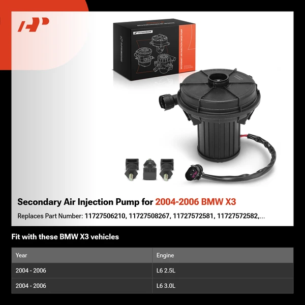 Secondary Air Injection Pump for 2004-2006 BMW X3