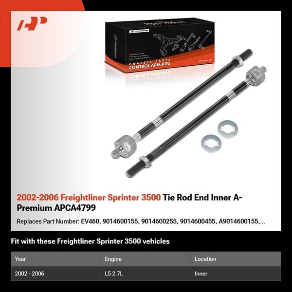 2002-2006 Freightliner Sprinter 3500 Tie Rod End Inner A-Premium APCA4799