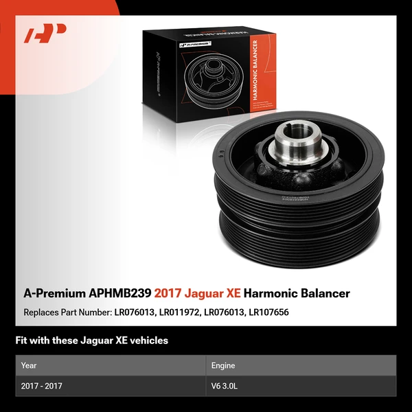 A-Premium APHMB239 2017 Jaguar XE Harmonic Balancer