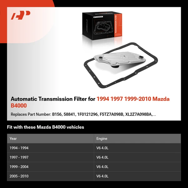 Automatic Transmission Filter for 1994 1997 1999-2010 Mazda B4000